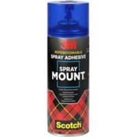 3M Scotch Spray Mount Lijmspray Transparant Permanent na droging 400 ml