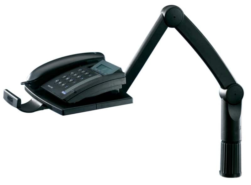 Hansa 5020004 telefoonarm zwart plastic/metaal 26 x 18,5 x 49 cm