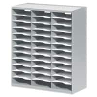 Paperflow Modulodoc Sorteerstation A4 PS (Polystyreen) Grijs 67,4 x 30,8 x 79,1 cm