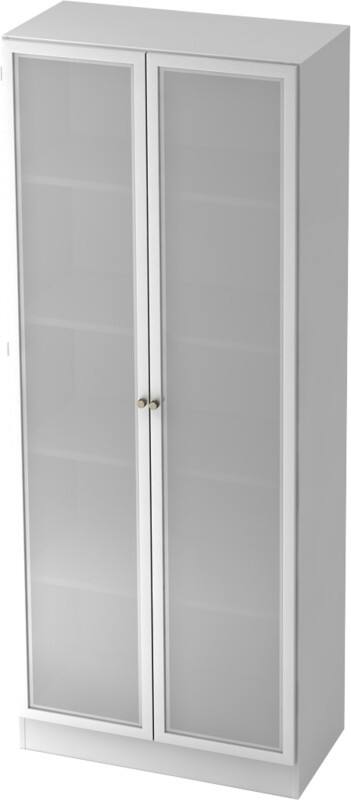 Hammerbacher Kast 5FH Glas, spaanplaat Wit 800 x 420 x 2.004 mm