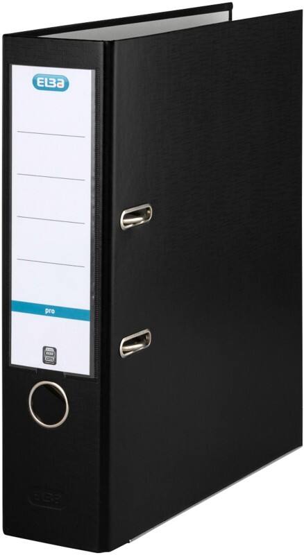 ELBA Rado Basic Breed Ordner A4 80 mm Zwart 2 Ringen 100202154 Kunststof