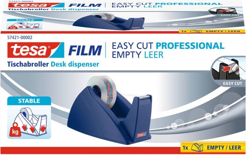 tesa Plakbandhouder tesafilm Easy Cut Professional Blauw 19 mm (B) x 33 m (L)