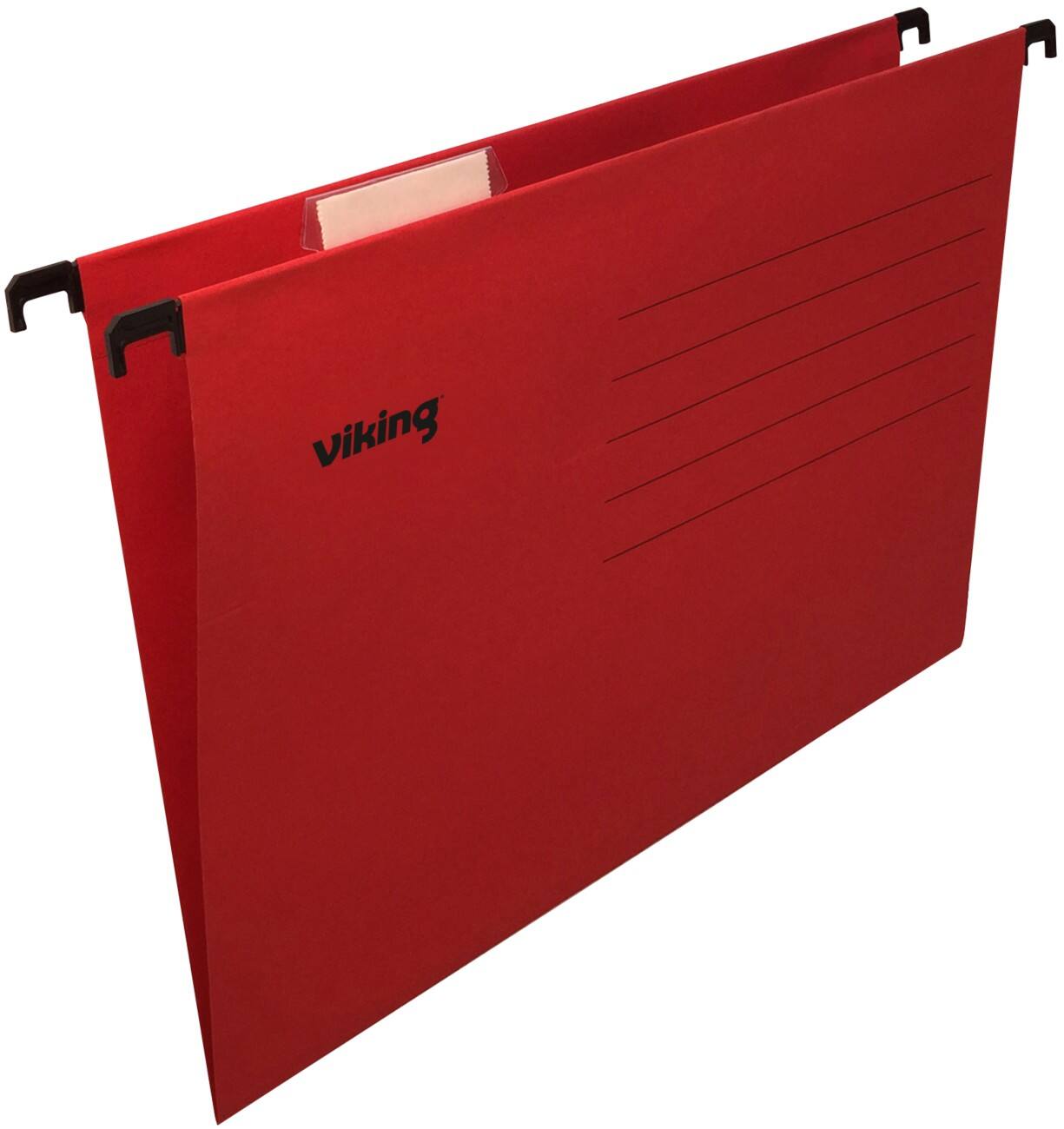 Niceday Hangmappen Euroflex A4 Rood Gerecyleerd karton Ophangmaat 330 mm V-bodem 31,3 x 3 x 24,5 cm 25 Stuks