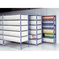 ARNO SPACE Basiselement archiefkast 5 Planken Gelakt staal 1.500 x 700 x 2.000 mm Blauw, lichtgrijs
