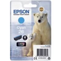 Epson 26 Origineel Etiketteertape C13T26124012 Cyaan