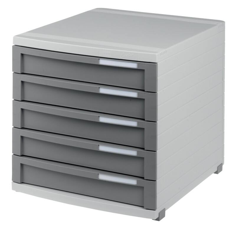 HAN Ladekastje Grijs, Lichtgrijs 5 Lades 30 x 38,2 x 30,7 cm