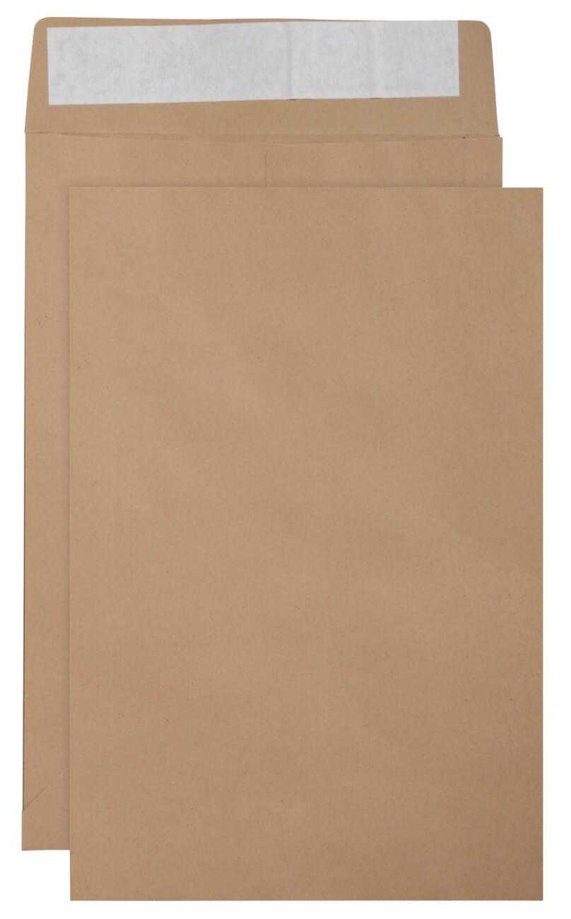 Office Depot Zak-enveloppen B4 120 g/m² Bruin Zonder Venster Kleefstrip 50 Stuks