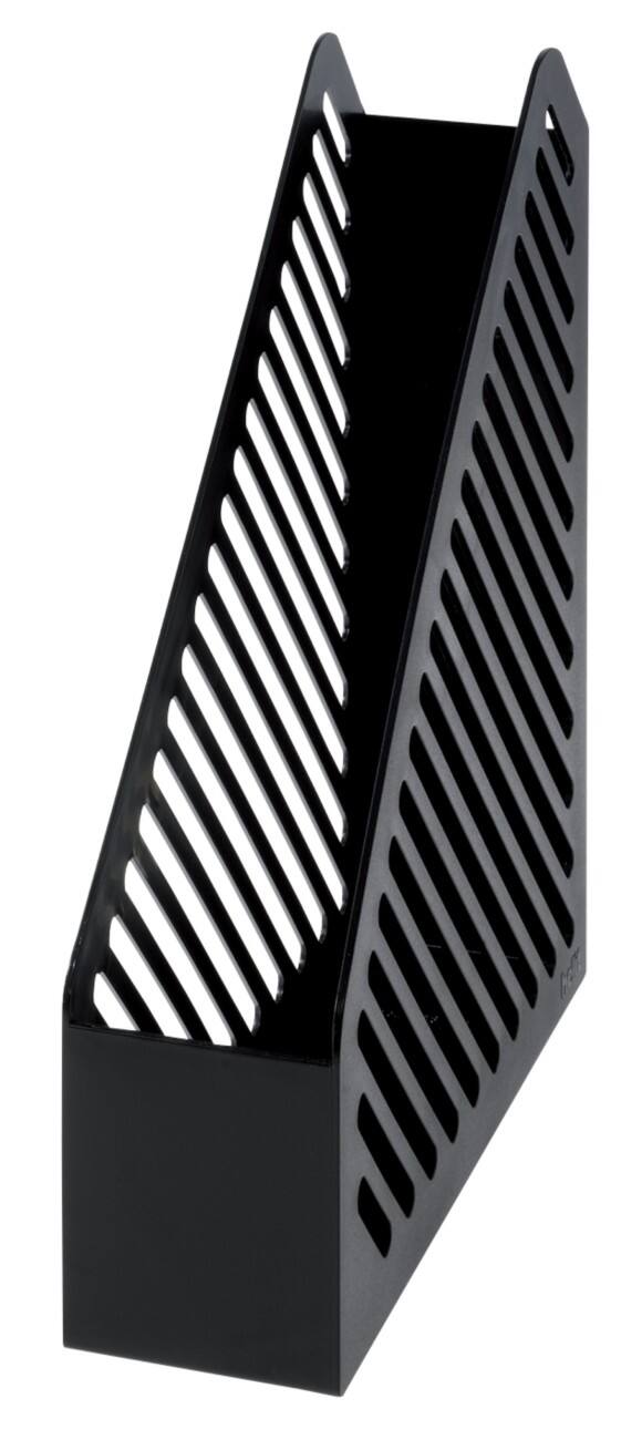 helit The Tower Gate Tijdschriftencassette Zwart A4 Polystyreen 7,8 x 25 x 29,5 cm