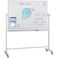 Franken X-traline Mobiel dubbelzijdig whiteboard Vrijstaand Magnetisch Email 150 x 100 cm