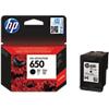 HP 650 Origineel Inktcartridge CZ101AE#BHK Zwart