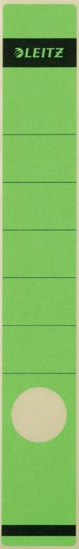 Leitz Ordnerrugetiketten A4 Groen 10 Stuks 3,9 x 28,5 cm