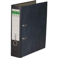 ELBA Rado Breed Ordner A4 80 mm Zwart 2 Ringen Karton Wolkenmarmer