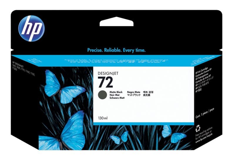 HP 72 originele inktcartridge C9403A mat zwart