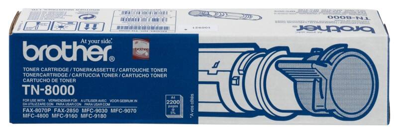 Brother TN-8000 Origineel Tonercartridge Zwart