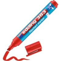 edding 383 Flipchart marker Breed Beitelpunt Rood