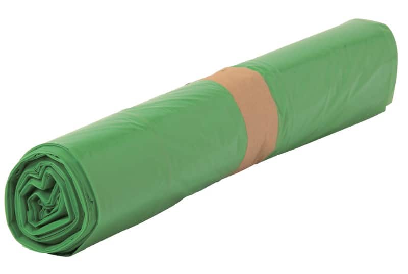 Vuilniszakken 50 l Groen PE (polyetheen) 35 micron 20 Rollen à 25 Stuks