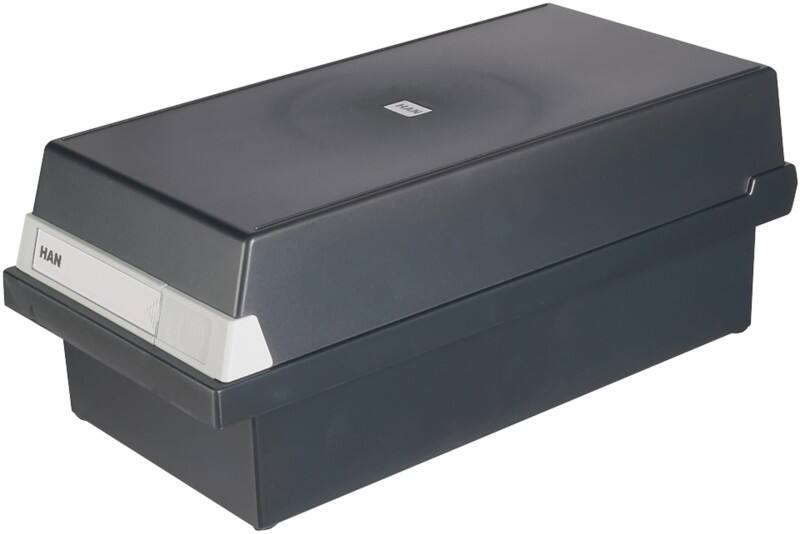 HAN 956-13 Systeemkaartenbak Zwart A6 1300 Polystyreen 17,7 x 36 x 14 cm