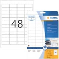 HERMA Etiketten 8864 Klevend A4 Wit 45,7 x 21,2 mm  25 Vellen à 48 Etiketten