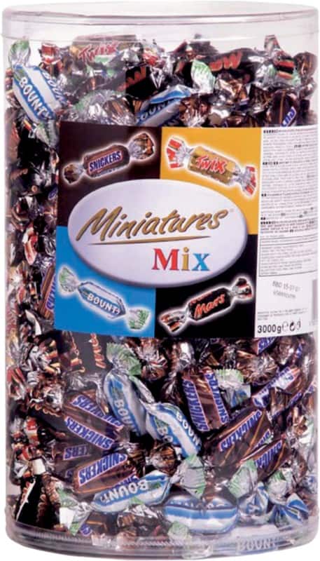 Celebrations chocolade Miniatures Mix 3 kg