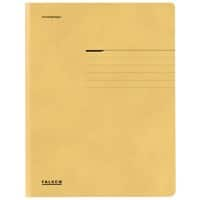 Falken 3-flap mappen 80001381 A4 Geel Karton 24 x 31,8 cm