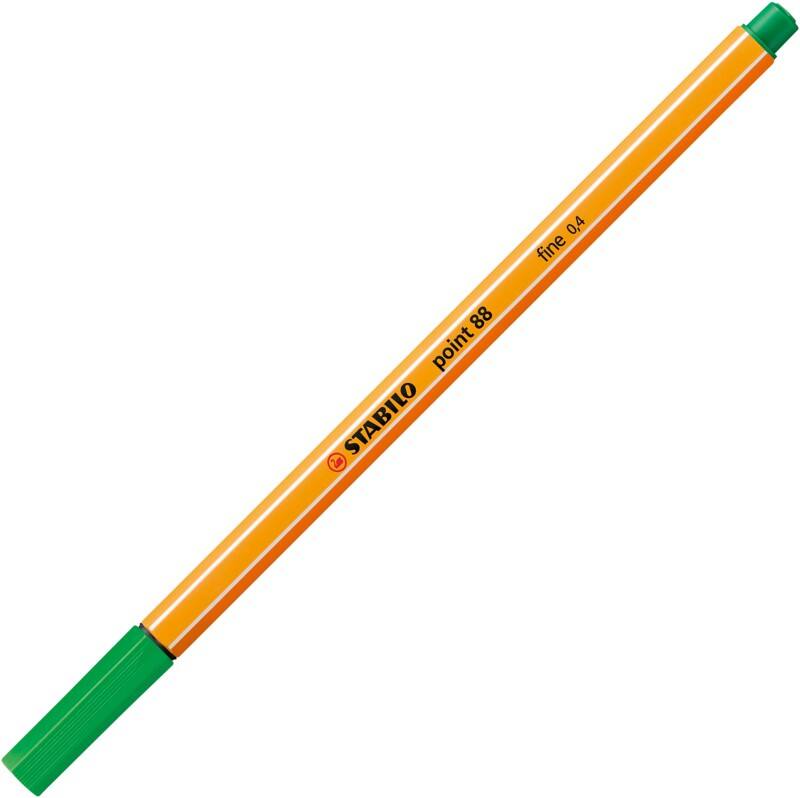 STABILO point 88 Fineliner 0,4 mm Naaldpunt Groen