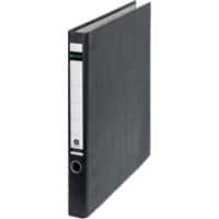Leitz Soft Click 20 mm Tabblad Karton, papier A4 2 Ringen Zwart