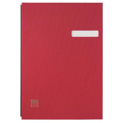 ELBA Vloeiboek karton, polypropyleen 245 x 340 mm Rood