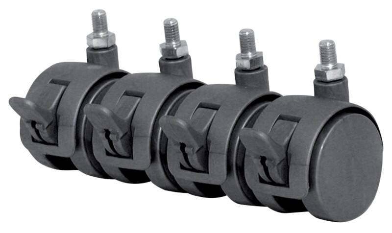 Kerkmann Zwenkwielen voor vitrine Expoline 4 Stuks