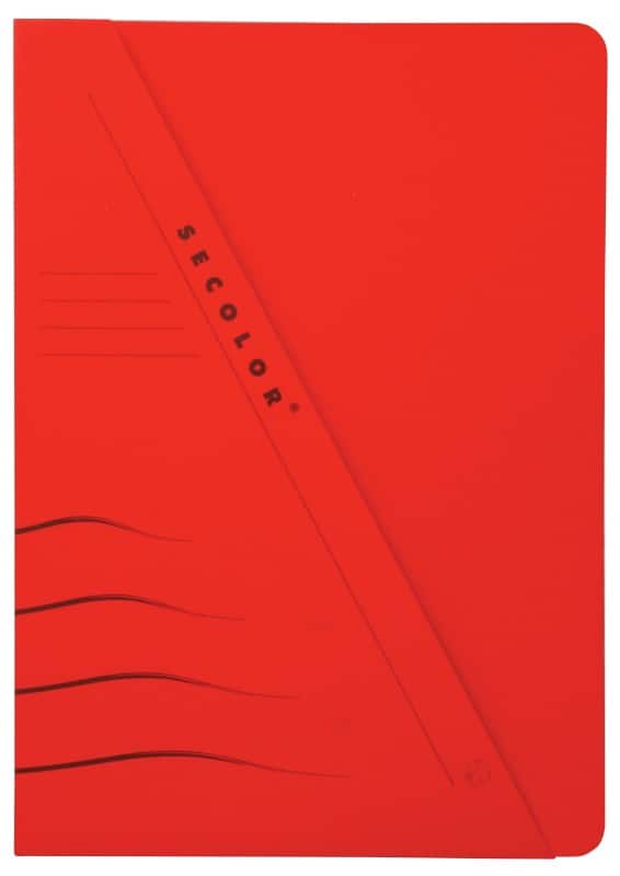 Djois Secolor Insteekmap A4 Rood Karton 270 g/m²