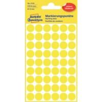 Avery Markeringspunten 3144 Klevend Geel 5 Vellen à 54 Etiketten