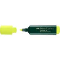 Faber-Castell Textliner 48 Tekstmarker Geel Medium Beitelpunt 1 - 5 mm Navulbaar