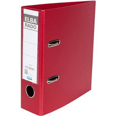 ELBA Rado Plast Ordner A5 75 mm Rood 2 ringen 100022640 Karton, PP (Polypropeen) Staand
