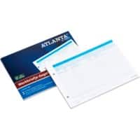 Jalema A5425-014 Werkbriefjes dagelijks Wit, blauw A5 148 x 210 mm 70 g/m² 50 vel