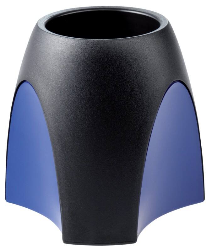 HAN Delta Pennenhouder Zwart, blauw Plastic 9,9 x 9,9 x 9,4 cm