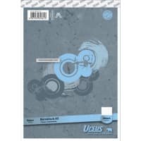 Ursus Style Notitieblok A5 Gelinieerd Geniet Papier Blauw Geperforeerd  100 Pagina's 50 Vellen