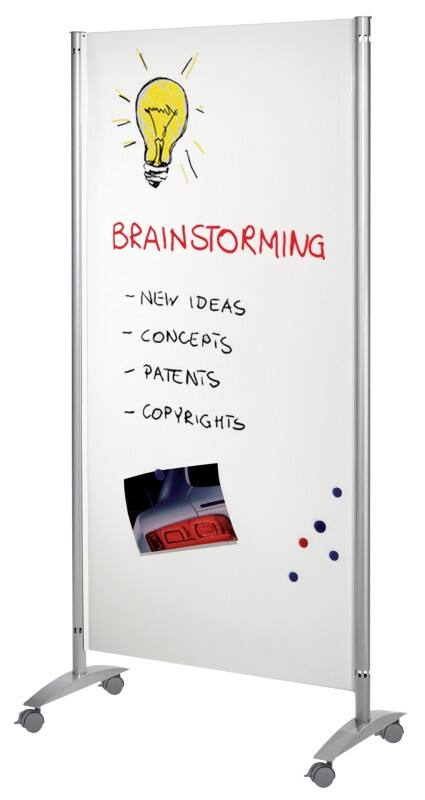 Kerkmann whiteboard Metropol staal magnetisch 85,5 x 180 cm