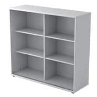 Hammerbacher Matrix Schuifdeurenkast Gemelamineerde spaanplaat 2 Planken 1.200 x 400 x 1.100 mm Grijs
