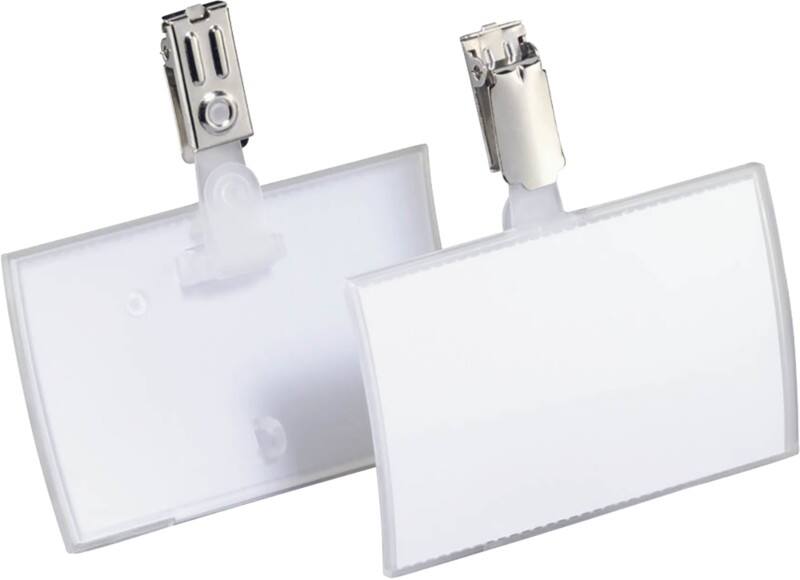 DURABLE Executive Naambadges met Klem 8216-19 90 x 54 mm 25 Stuks