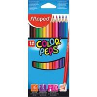 Maped Color'Peps Kleurpotloden Kleurenassortiment Pak 12 Stuks
