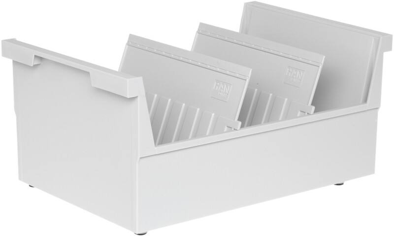 HAN Kaartenbak 1000 Grijs 22,6 x 35 x 16 cm