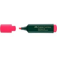 Faber-Castell Textliner 48 Tekstmarker Rood Medium Beitelpunt 1 - 5 mm Navulbaar
