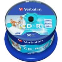 Verbatim CD-R 43438 52x 700 MB 50 Stuks
