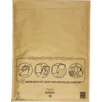 Mail Lite Luchtkussen-enveloppen K/7 350 (B) x 470 (H) mm Kleefstrip Goud 10 Stuks