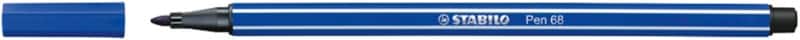 STABILO Pen 68 Viltstiften Ronde punt 1 mm Stuks Blauw