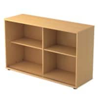 Hammerbacher Matrix Schuifdeurenkast Gemelamineerde spaanplaat 1 Plank 1.200 x 400 x 748 mm Beuken Bruin