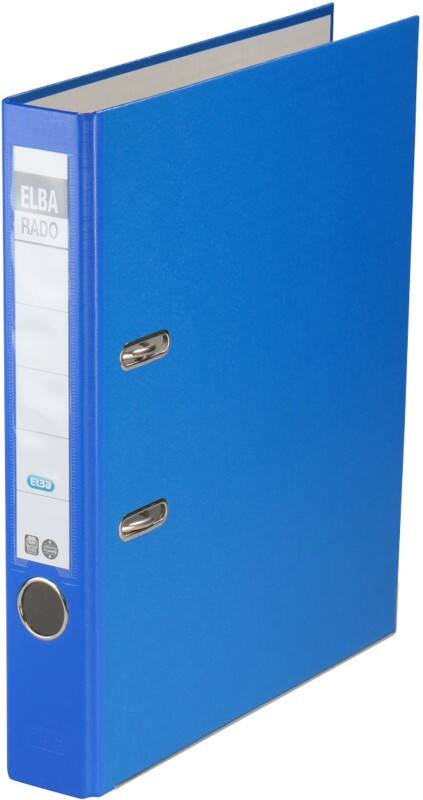 ELBA Rado Brilliant Smal Ordner A4 50 mm Blauw 2 Ringen 100022605 Kunststof