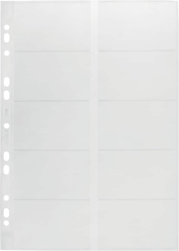 DURABLE Visitekaarthouder A4 10 Kaarten Transparant 10 Stuks