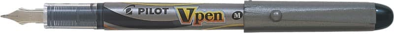 Pilot V-Pen silver Niet-intrekbaar Vulpen 0,5 - 0,58 mm Medium Zilver