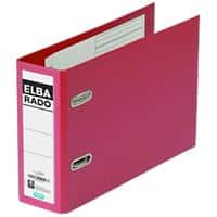 ELBA Rado Plast Ordner A5 75 mm Rood 2 ringen 100022637 Karton, PP (Polypropeen) Liggend