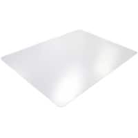 Realspace Premium Stoelmat PC (Polycarbonaat) Rechthoekig Transparant 116 x 130 cm Harde vloer